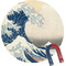 Great Wave off Kanagawa Personalized Round Fridge Magnet