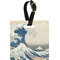 Great Wave off Kanagawa Plastic Luggage Tag - Square