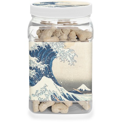 Great Wave off Kanagawa Dog Treat Jar