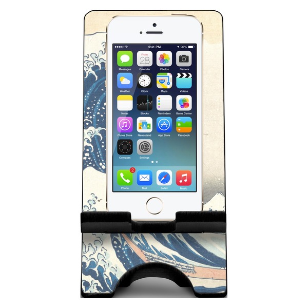 Great Wave off Kanagawa Phone Stand w/ Phone