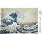 Great Wave off Kanagawa Rectangular Glass Appetizer / Dessert Plate - Single or Set