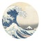 Great Wave off Kanagawa Round Decal