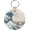 Great Wave off Kanagawa Round Plastic Keychain