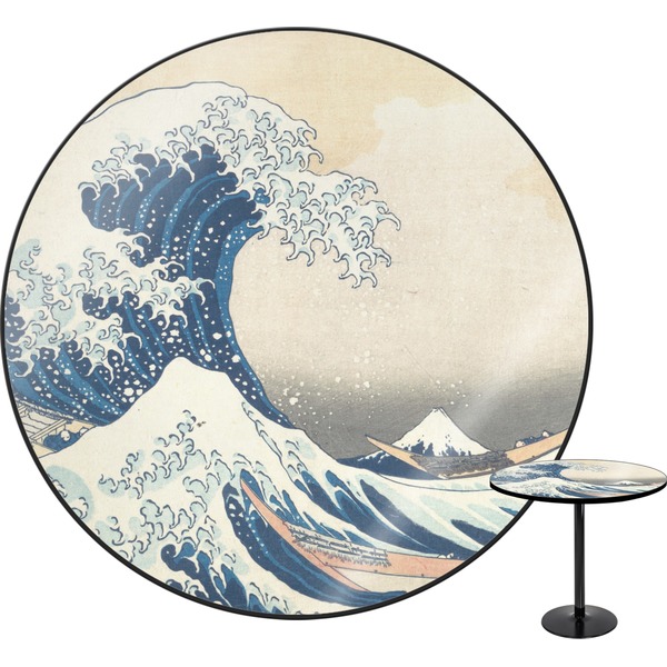 Custom Great Wave off Kanagawa Round Table