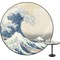 Great Wave off Kanagawa Round Table Top