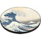Great Wave off Kanagawa Round Table Top (Angle Shot)