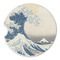 Great Wave off Kanagawa Sandstone Car Coaster - Single
