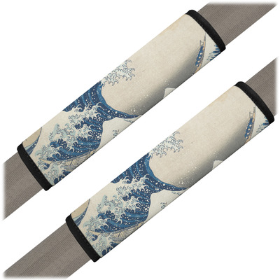 Great Wave off Kanagawa Seat Belt Covers (Set of 2)