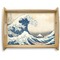 Great Wave off Kanagawa Natural Wooden Tray - Large