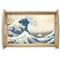 Great Wave off Kanagawa Natural Wooden Tray - Small