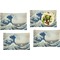 Great Wave off Kanagawa Set of Rectangular Dinner Plates