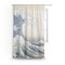 Great Wave off Kanagawa Sheer Curtain With Window and Rod