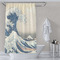 Great Wave off Kanagawa Shower Curtain Lifestyle