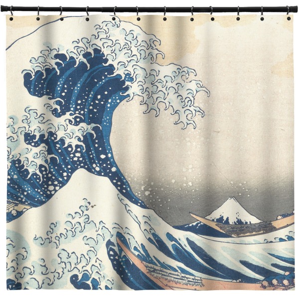 Custom Great Wave off Kanagawa Shower Curtain - Custom Size