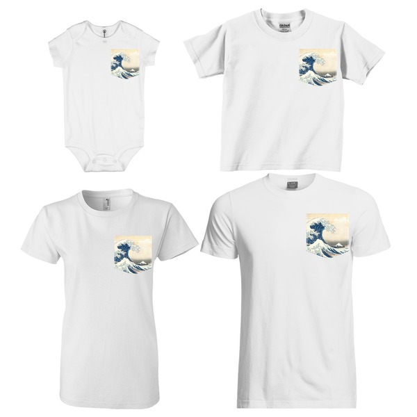 Great Wave off Kanagawa Sized Pockets on Various Products