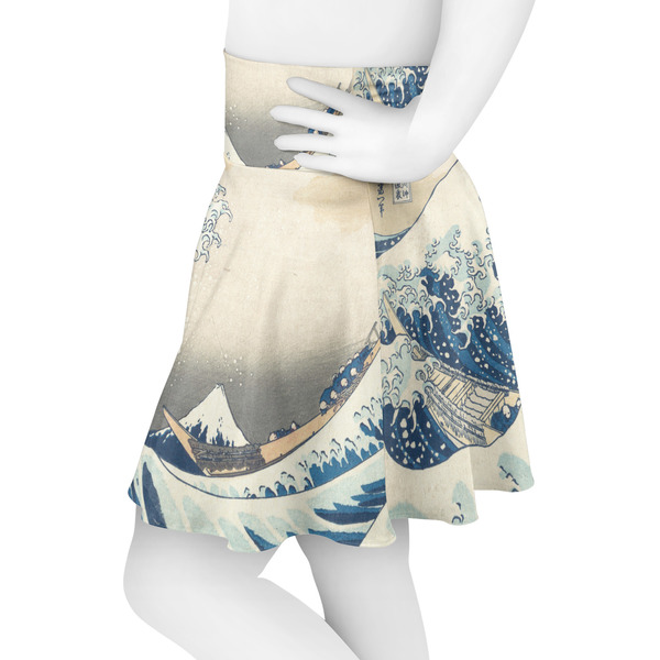 Great Wave off Kanagawa Skater Skirt - Side