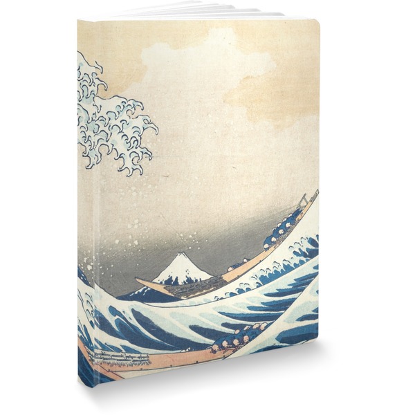 Custom Great Wave off Kanagawa Softbound Notebook - 7.25" x 10"