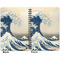 Great Wave off Kanagawa Spiral Journal 7 x 10 - Apvl