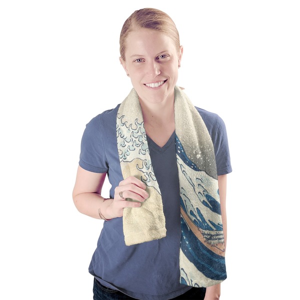 Great Wave off Kanagawa Sport Towel - Exercise use - Model