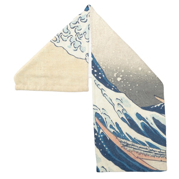 Great Wave off Kanagawa Sports Towel Folded - Both Sides Showing
