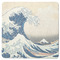 Great Wave off Kanagawa Square Coaster Rubber Back - Single