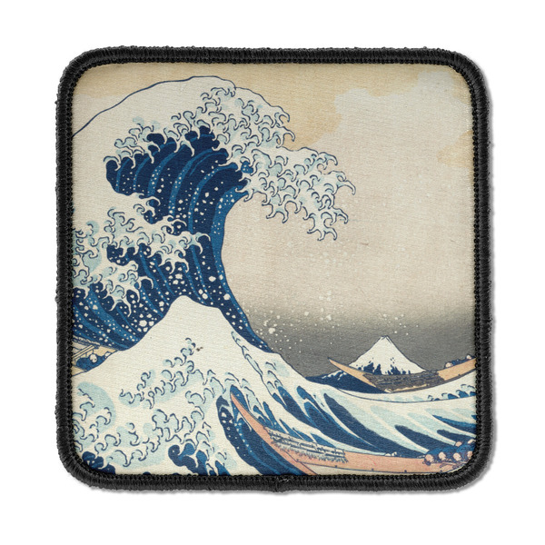 Custom Great Wave off Kanagawa Iron On Square Patch