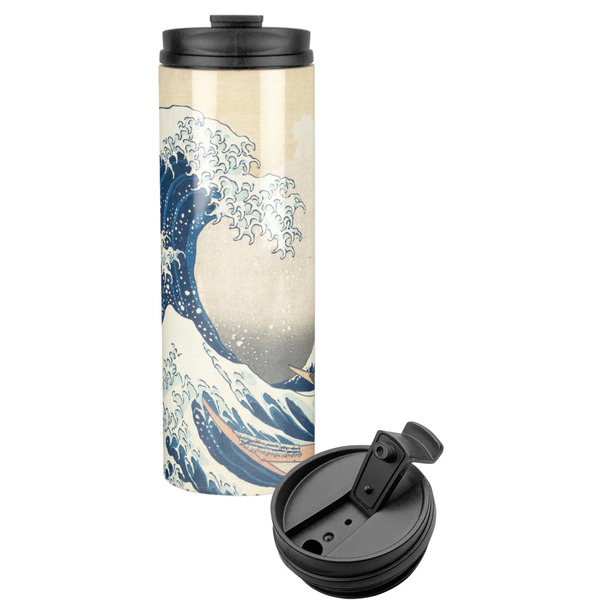 Custom Great Wave off Kanagawa Stainless Steel Skinny Tumbler