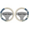 Great Wave off Kanagawa Steering Wheel Cover- Front and Back