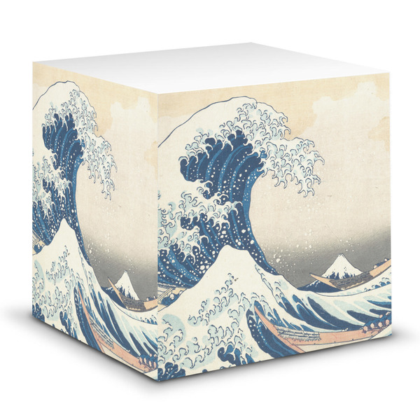 Custom Great Wave off Kanagawa Sticky Note Cube