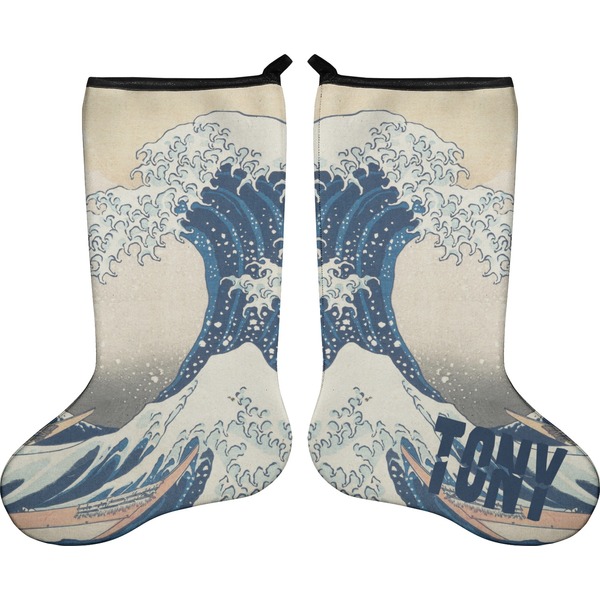 Great Wave off Kanagawa Stocking - Double-Sided - Approval