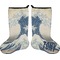 Great Wave off Kanagawa Stocking - Double-Sided - Approval