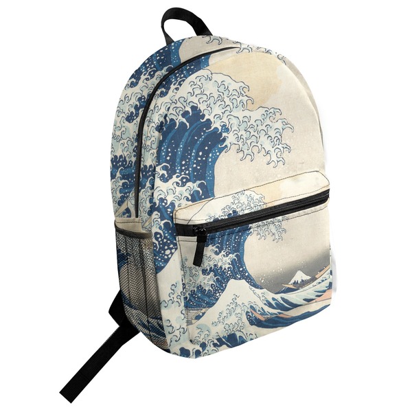 Custom Great Wave off Kanagawa Student Backpack