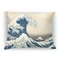 Great Wave off Kanagawa Throw Pillow (Rectangular - 12x16)