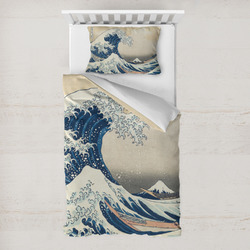 Great Wave off Kanagawa Toddler Bedding Set - With Pillowcase