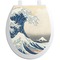 Great Wave off Kanagawa Toilet Seat Decal (Personalized)