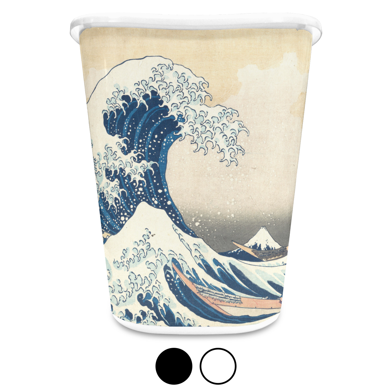 kanagawa0701 Custom Great Wave off Kanagawa Waste Basket | YouCustomizeIt