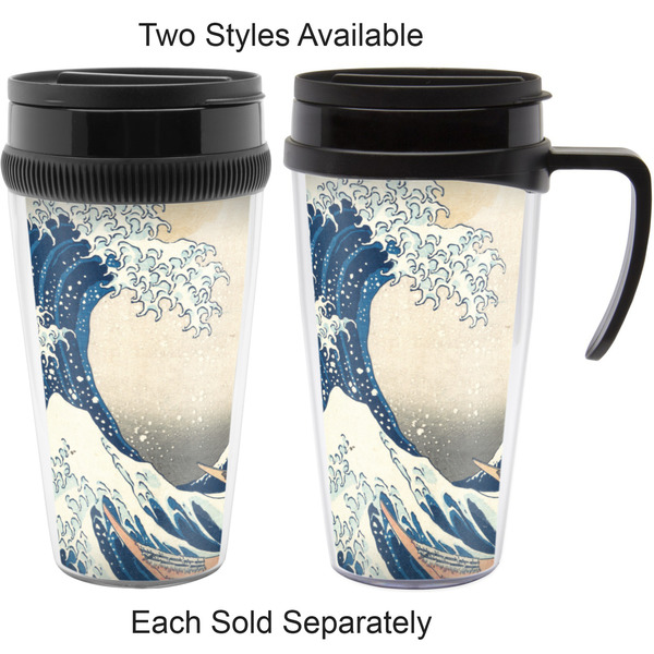 Great Wave off Kanagawa Travel Mugs - with & without Handle