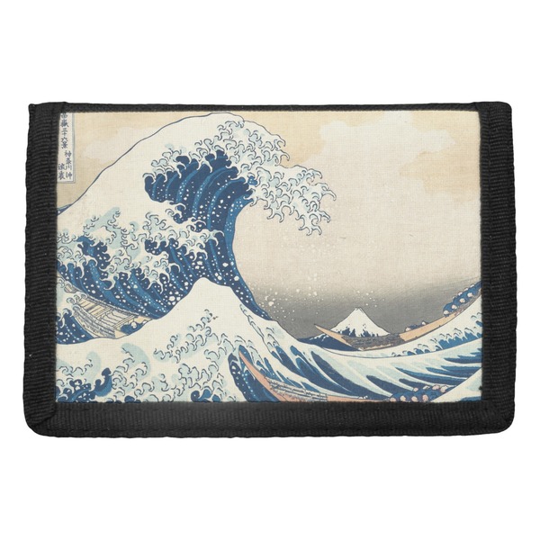 Custom Great Wave off Kanagawa Trifold Wallet