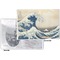 Great Wave off Kanagawa Vinyl Passport Holder - Flat Front and Back