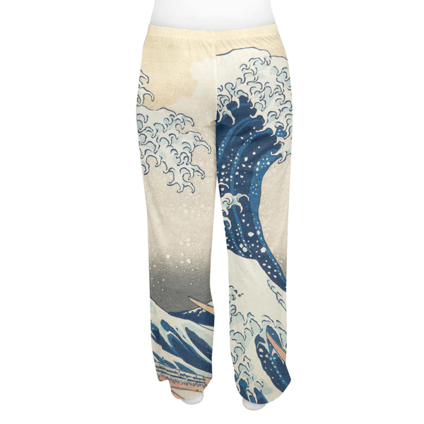 Great Wave off Kanagawa Women's Pj on model - Back