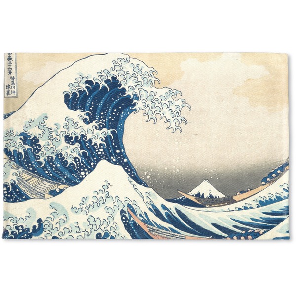 Custom Great Wave off Kanagawa Woven Mat