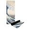 Great Wave off Kanagawa Yoga Mat with Black Rubber Back Full Print View