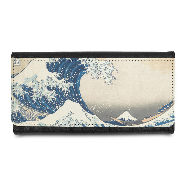 Custom Great Wave off Kanagawa Leatherette Ladies Wallet