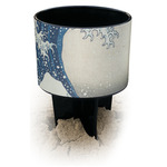 Great Wave off Kanagawa Black Beach Spiker Drink Holder