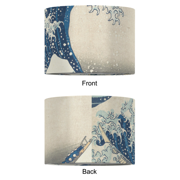 Great Wave off Kanagawa 12" Drum Lampshade - APPROVAL (Fabric)