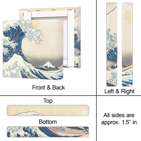 Great Wave off Kanagawa 12x12 - Canvas Print - Approval