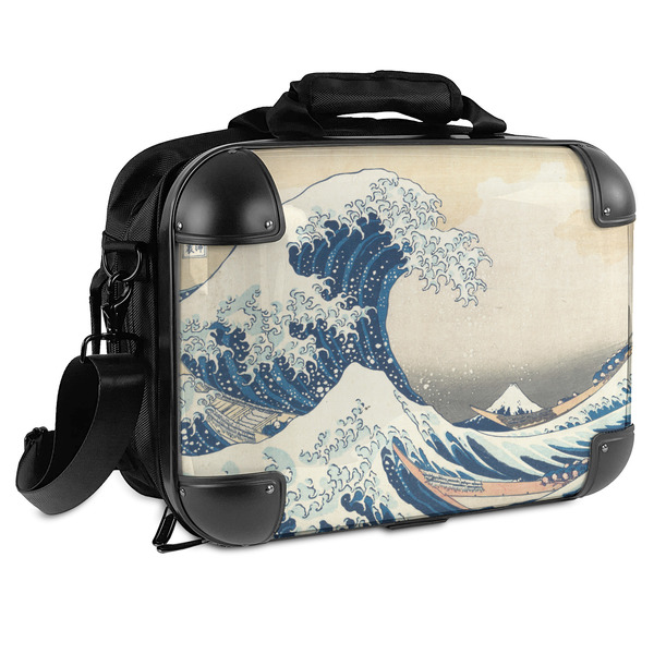 Custom Great Wave off Kanagawa Hard Shell Briefcase