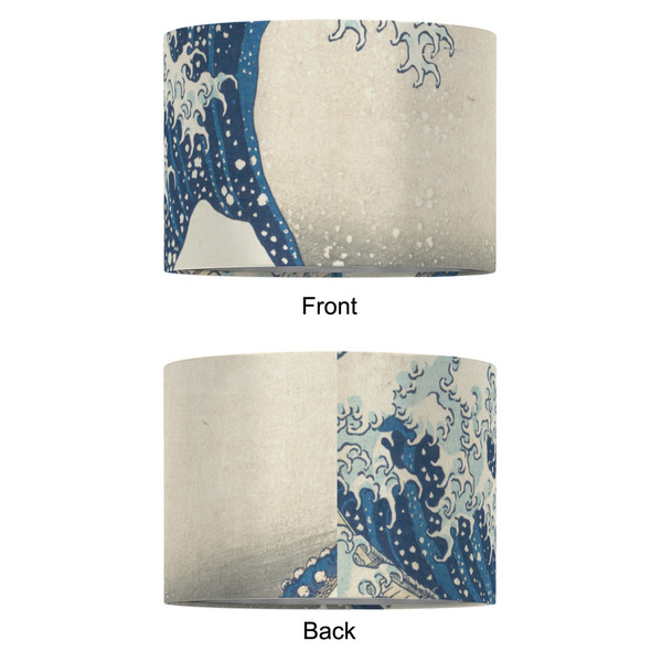 Great Wave off Kanagawa 16" Drum Lampshade - APPROVAL (Fabric)