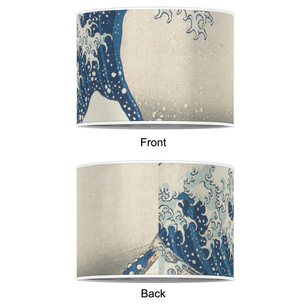 Great Wave off Kanagawa 16" Drum Lampshade - APPROVAL (Poly Film)