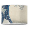 Great Wave off Kanagawa 16" Drum Lampshade - FRONT (Poly Film)